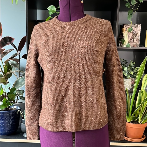 Old Navy Sweaters - Old Navy Cozy Brown Crewneck Sweater